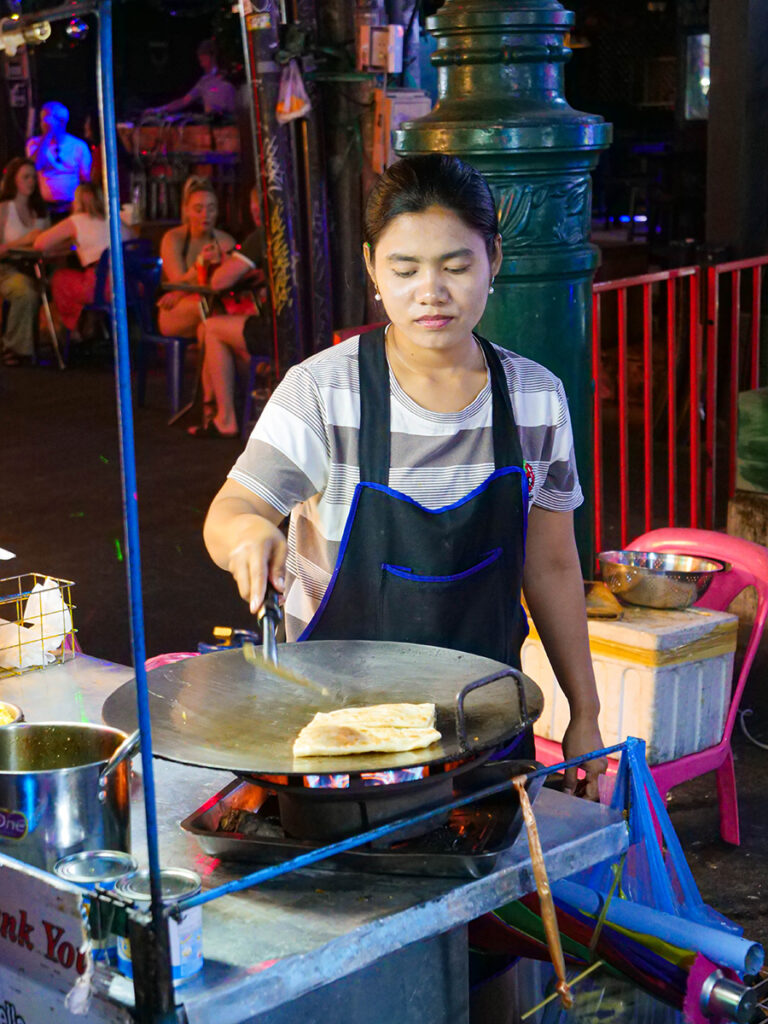 Khaosan road atrakcje i street food w Bangkoku
