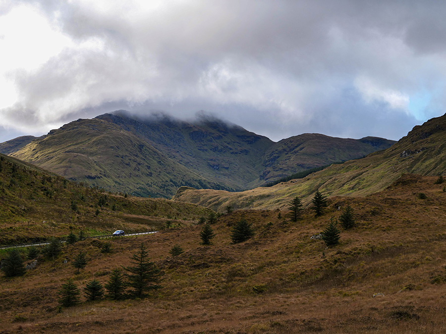 jesień w szkockich górach