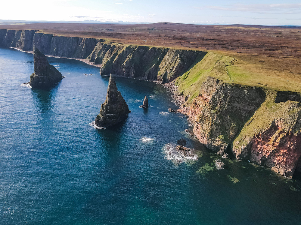 Road Trip North Coast 500 Szkocja Duncansby Stacks