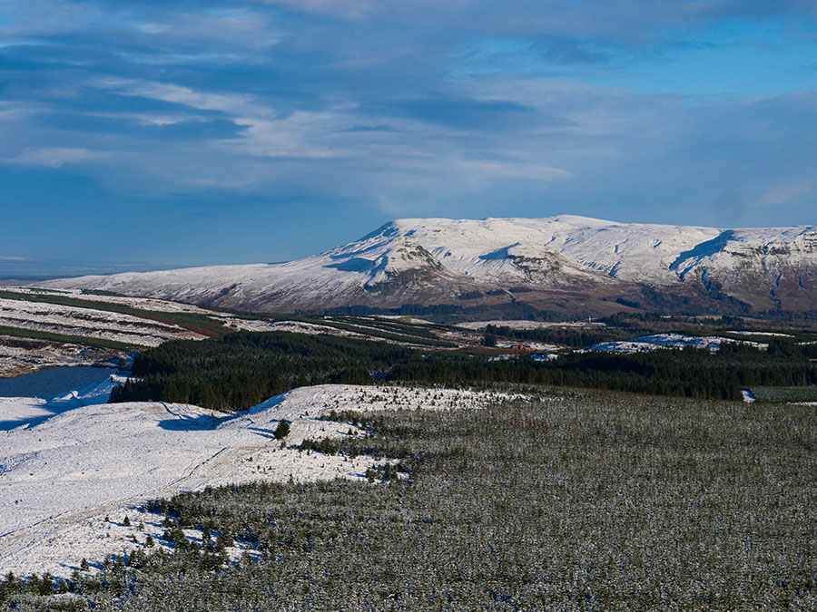 duncolm killpatrick hills mało znane góry w szkocji