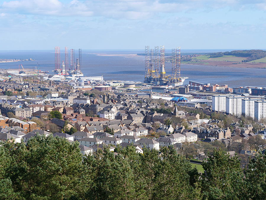 Dundee Law - wulkaniczne wzgórze i punkt widokowy