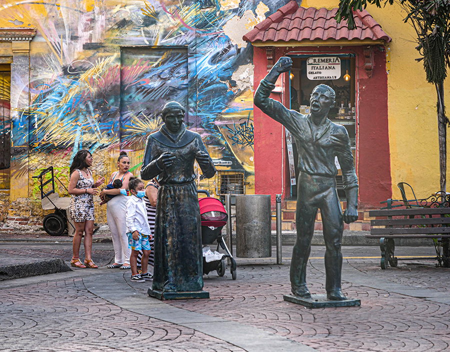 Cartagena Getsemani atrakcje street art