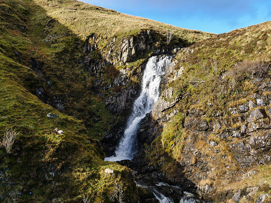 Grey Mare's Tail - 10 najwyższy wodospad w Wielkiej Brytanii 