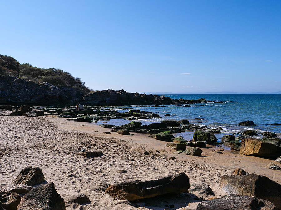 Gullane Beach plaże w Szkocji okolice Edynburga