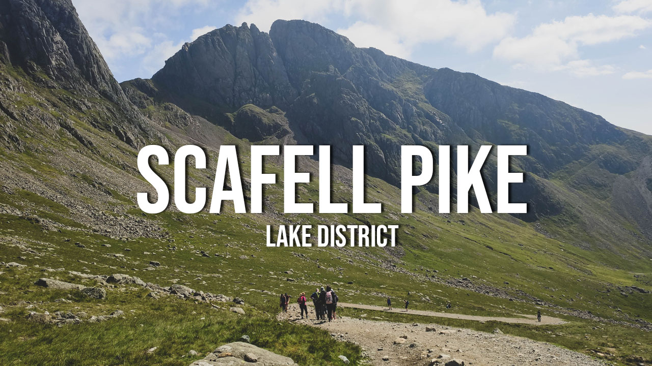lake district scafell pike wspinaczka trasa na szczyt