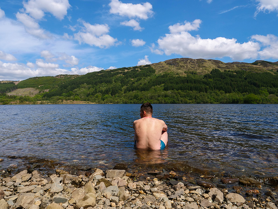 loch chon jeziora w Szkocji