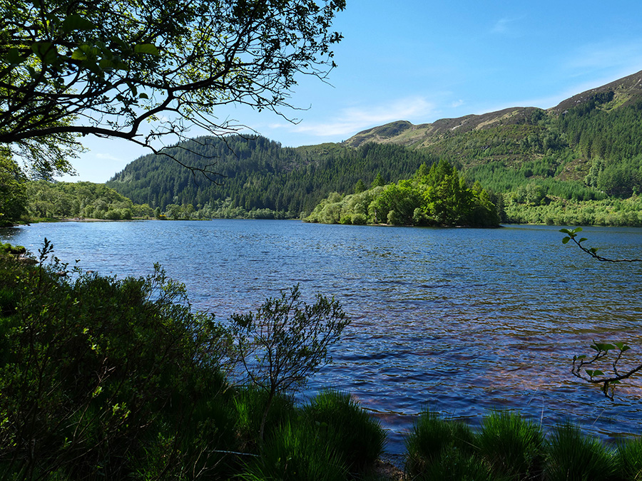 Loch Chon jeziora w Szkocji