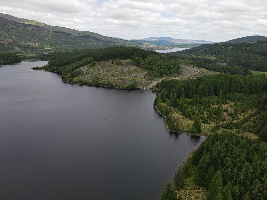 Loch Drunkie - ukryte perełki w Szkocji