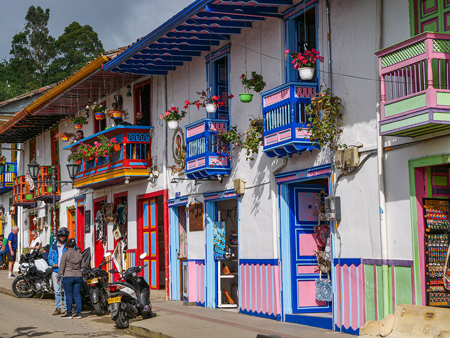 Salento miasto kolonialne Kolumbia